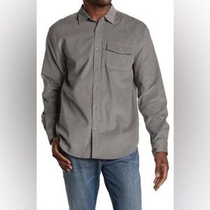 ONIA Corduroy Long Sleeve Button Down Shirt